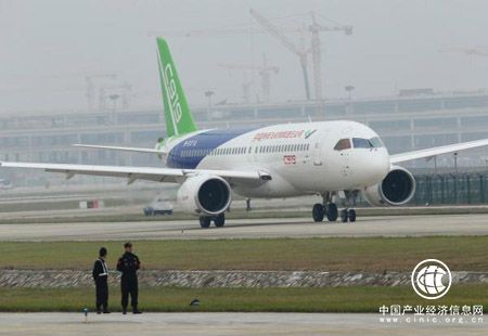 國產大型客機C919訂單總數(shù)達到785架