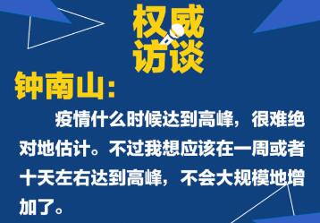 病例還會不會大規(guī)模增加？聽鐘南山怎么說